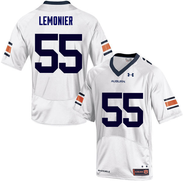 Men's Auburn Tigers #55 Corey Lemonier White College Stitched Football Jersey